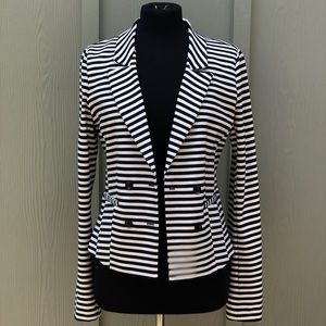 Black & White Stripped Blazer